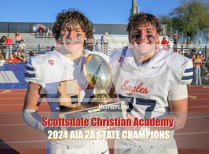 Thumbnail 2 in Scottsdale Christian Academy vs Pima (AIA 2A Division Final - Awards) photogallery.