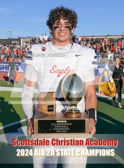 Thumbnail 2 in Scottsdale Christian Academy vs Pima (AIA 2A Division Final - Awards) photogallery.