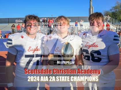 Thumbnail 1 in Scottsdale Christian Academy vs Pima (AIA 2A Division Final - Awards) photogallery.