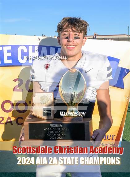Thumbnail 2 in Scottsdale Christian Academy vs Pima (AIA 2A Division Final - Awards) photogallery.