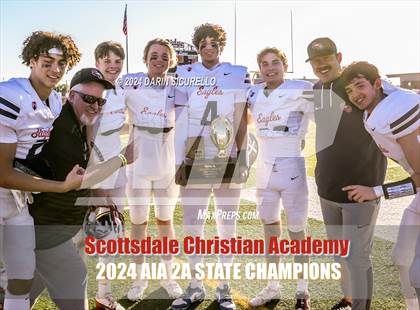 Thumbnail 2 in Scottsdale Christian Academy vs Pima (AIA 2A Division Final - Awards) photogallery.