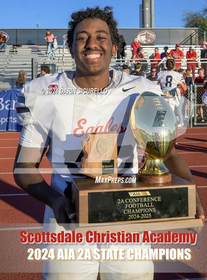 Thumbnail 2 in Scottsdale Christian Academy vs Pima (AIA 2A Division Final - Awards) photogallery.