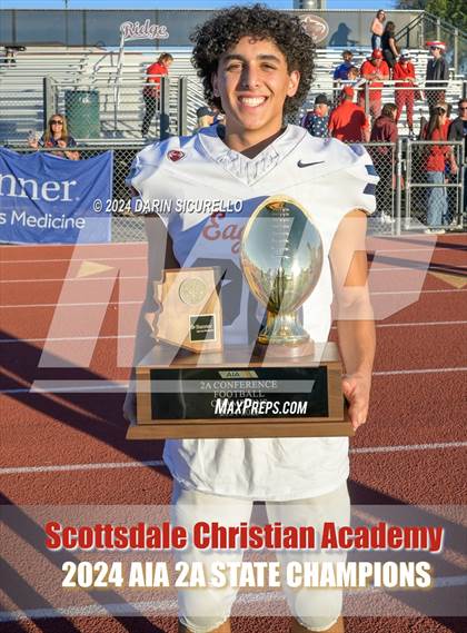 Thumbnail 2 in Scottsdale Christian Academy vs Pima (AIA 2A Division Final - Awards) photogallery.