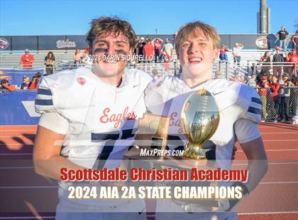 Thumbnail 2 in Scottsdale Christian Academy vs Pima (AIA 2A Division Final - Awards) photogallery.