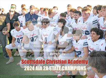 Thumbnail 2 in Scottsdale Christian Academy vs Pima (AIA 2A Division Final - Awards) photogallery.