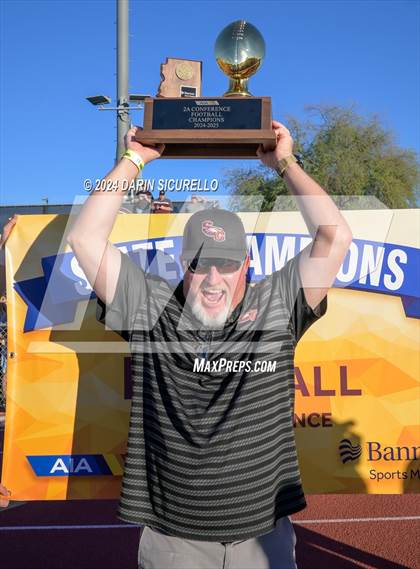 Thumbnail 2 in Scottsdale Christian Academy vs Pima (AIA 2A Division Final - Awards) photogallery.