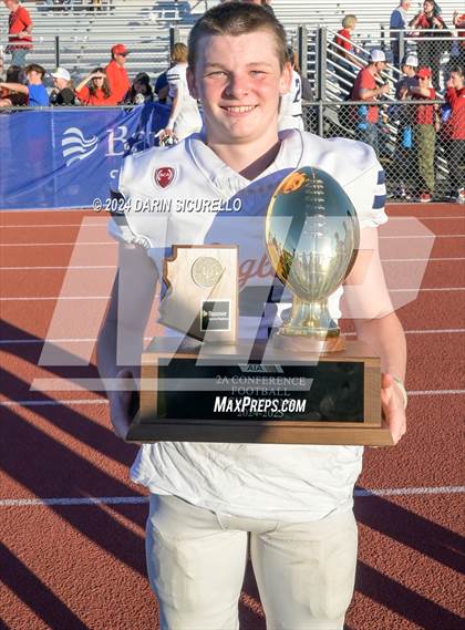 Thumbnail 1 in Scottsdale Christian Academy vs Pima (AIA 2A Division Final - Awards) photogallery.