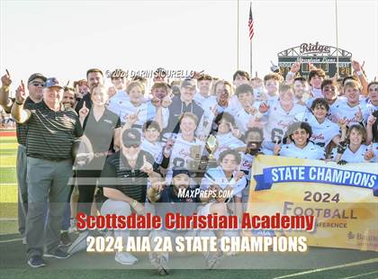 Thumbnail 2 in Scottsdale Christian Academy vs Pima (AIA 2A Division Final - Awards) photogallery.