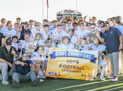 Thumbnail 2 in Scottsdale Christian Academy vs Pima (AIA 2A Division Final - Awards) photogallery.