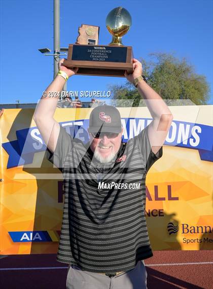 Thumbnail 1 in Scottsdale Christian Academy vs Pima (AIA 2A Division Final - Awards) photogallery.