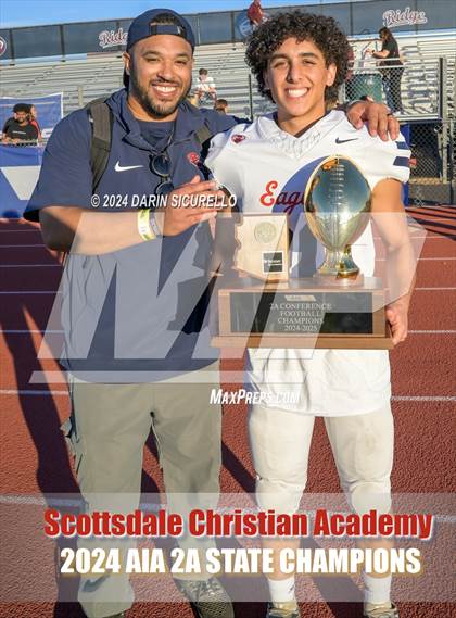 Thumbnail 2 in Scottsdale Christian Academy vs Pima (AIA 2A Division Final - Awards) photogallery.