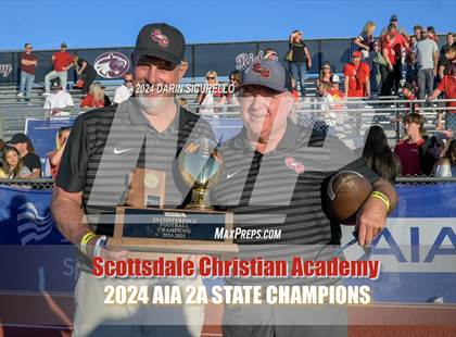 Thumbnail 1 in Scottsdale Christian Academy vs Pima (AIA 2A Division Final - Awards) photogallery.