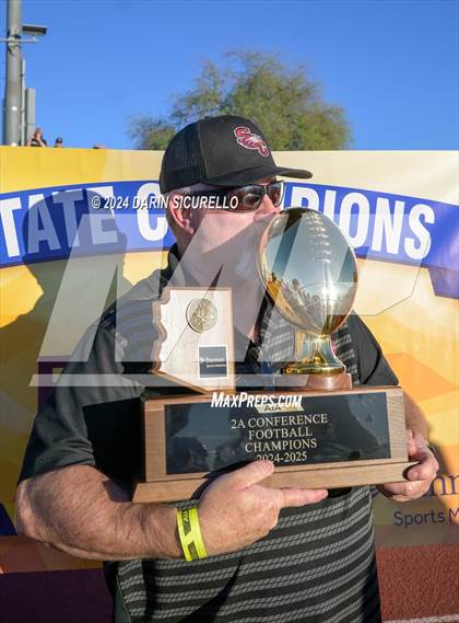 Thumbnail 2 in Scottsdale Christian Academy vs Pima (AIA 2A Division Final - Awards) photogallery.