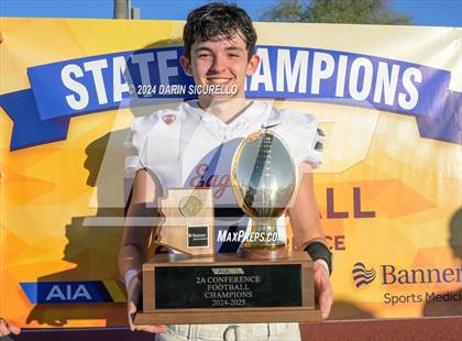 Thumbnail 1 in Scottsdale Christian Academy vs Pima (AIA 2A Division Final - Awards) photogallery.