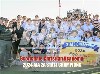 Thumbnail 2 in Scottsdale Christian Academy vs Pima (AIA 2A Division Final - Awards) photogallery.