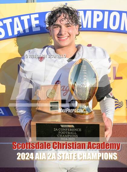 Thumbnail 2 in Scottsdale Christian Academy vs Pima (AIA 2A Division Final - Awards) photogallery.