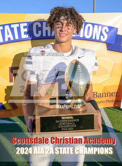 Thumbnail 2 in Scottsdale Christian Academy vs Pima (AIA 2A Division Final - Awards) photogallery.