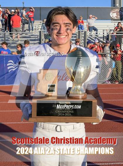 Thumbnail 3 in Scottsdale Christian Academy vs Pima (AIA 2A Division Final - Awards) photogallery.