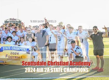 Thumbnail 1 in Scottsdale Christian Academy vs Pima (AIA 2A Division Final - Awards) photogallery.