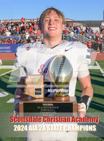 Thumbnail 3 in Scottsdale Christian Academy vs Pima (AIA 2A Division Final - Awards) photogallery.