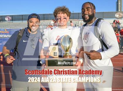 Thumbnail 1 in Scottsdale Christian Academy vs Pima (AIA 2A Division Final - Awards) photogallery.