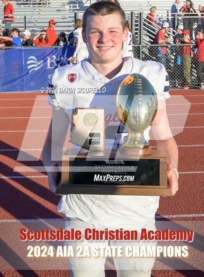 Thumbnail 2 in Scottsdale Christian Academy vs Pima (AIA 2A Division Final - Awards) photogallery.