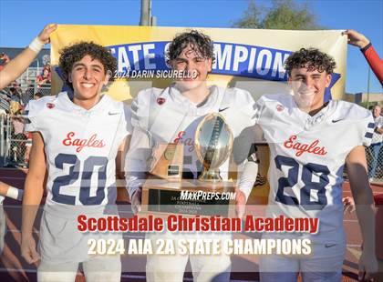 Thumbnail 1 in Scottsdale Christian Academy vs Pima (AIA 2A Division Final - Awards) photogallery.