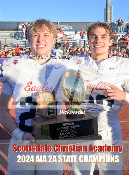 Thumbnail 3 in Scottsdale Christian Academy vs Pima (AIA 2A Division Final - Awards) photogallery.