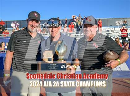 Thumbnail 1 in Scottsdale Christian Academy vs Pima (AIA 2A Division Final - Awards) photogallery.