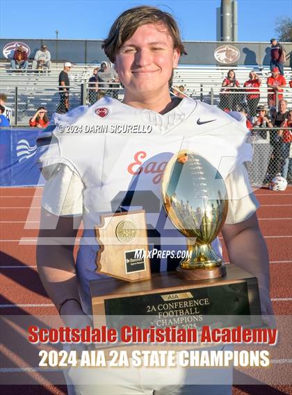 Thumbnail 2 in Scottsdale Christian Academy vs Pima (AIA 2A Division Final - Awards) photogallery.