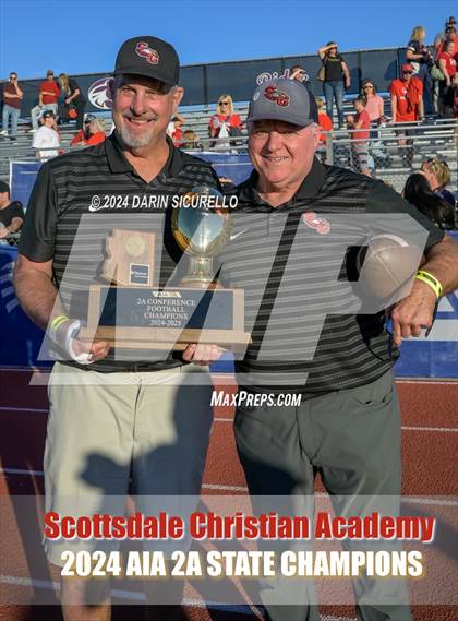 Thumbnail 1 in Scottsdale Christian Academy vs Pima (AIA 2A Division Final - Awards) photogallery.