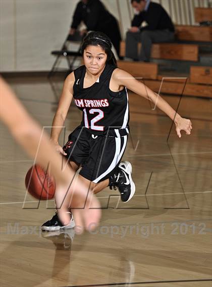 Thumbnail 1 in Palm Springs vs Laguna Beach (MaxPreps Holiday Classic) photogallery.