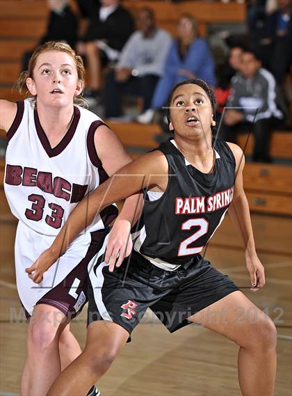 Thumbnail 1 in Palm Springs vs Laguna Beach (MaxPreps Holiday Classic) photogallery.