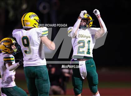 Thumbnail 2 in Kingsburg @ Tulare Union (CIF CS D2 Qtr Final) photogallery.
