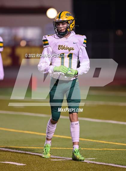 Thumbnail 3 in Kingsburg @ Tulare Union (CIF CS D2 Qtr Final) photogallery.