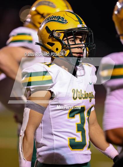 Thumbnail 3 in Kingsburg @ Tulare Union (CIF CS D2 Qtr Final) photogallery.