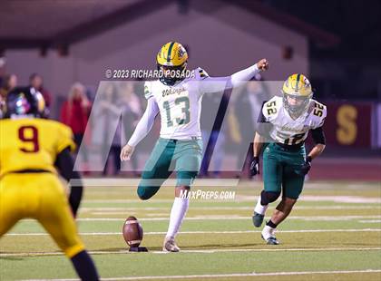 Thumbnail 3 in Kingsburg @ Tulare Union (CIF CS D2 Qtr Final) photogallery.