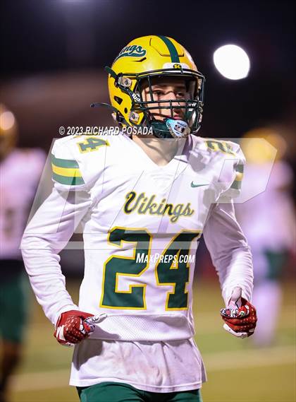 Thumbnail 2 in Kingsburg @ Tulare Union (CIF CS D2 Qtr Final) photogallery.