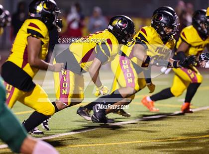 Thumbnail 3 in Kingsburg @ Tulare Union (CIF CS D2 Qtr Final) photogallery.