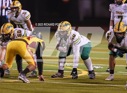 Thumbnail 2 in Kingsburg @ Tulare Union (CIF CS D2 Qtr Final) photogallery.