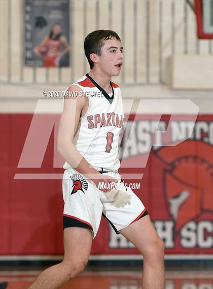 Thumbnail 1 in Redding Christian vs. East Nicolaus (Love of the Game) photogallery.