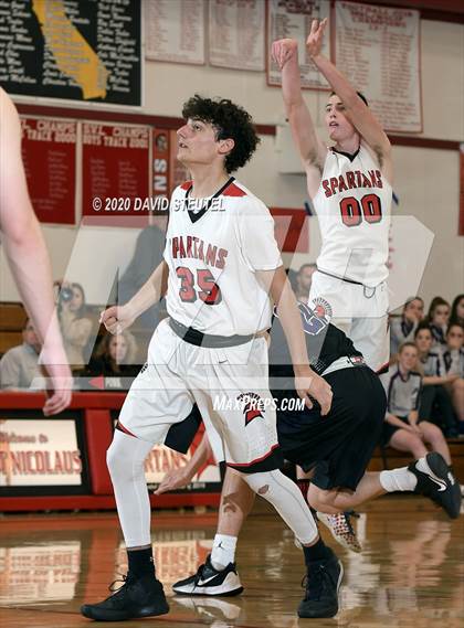 Thumbnail 3 in Redding Christian vs. East Nicolaus (Love of the Game) photogallery.