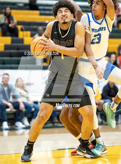Thumbnail 1 in Salesian College Preparatory vs. Windward (The Classic at Damien) photogallery.