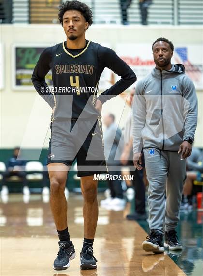 Thumbnail 3 in Salesian College Preparatory vs. Windward (The Classic at Damien) photogallery.