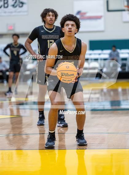Thumbnail 2 in Salesian College Preparatory vs. Windward (The Classic at Damien) photogallery.
