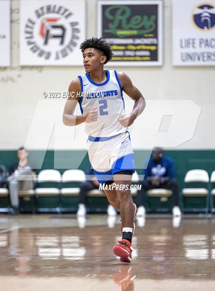 Thumbnail 2 in Salesian College Preparatory vs. Windward (The Classic at Damien) photogallery.