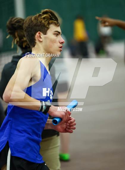 Thumbnail 2 in Hoosier Crossroads Conference Indoor Invitational photogallery.