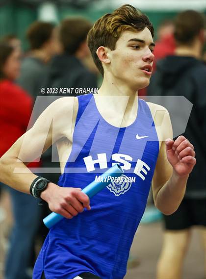 Thumbnail 2 in Hoosier Crossroads Conference Indoor Invitational photogallery.