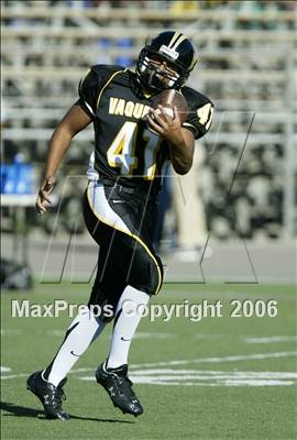 Thumbnail 2 in Palo Verde Valley vs. El Capitan (SD Kickoff Classic) photogallery.