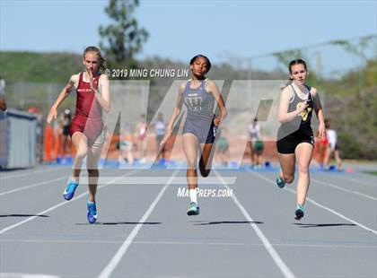 Thumbnail 2 in Fr: 29th Annual Trabuco Hills Invitational (100 Meter Dash) photogallery.